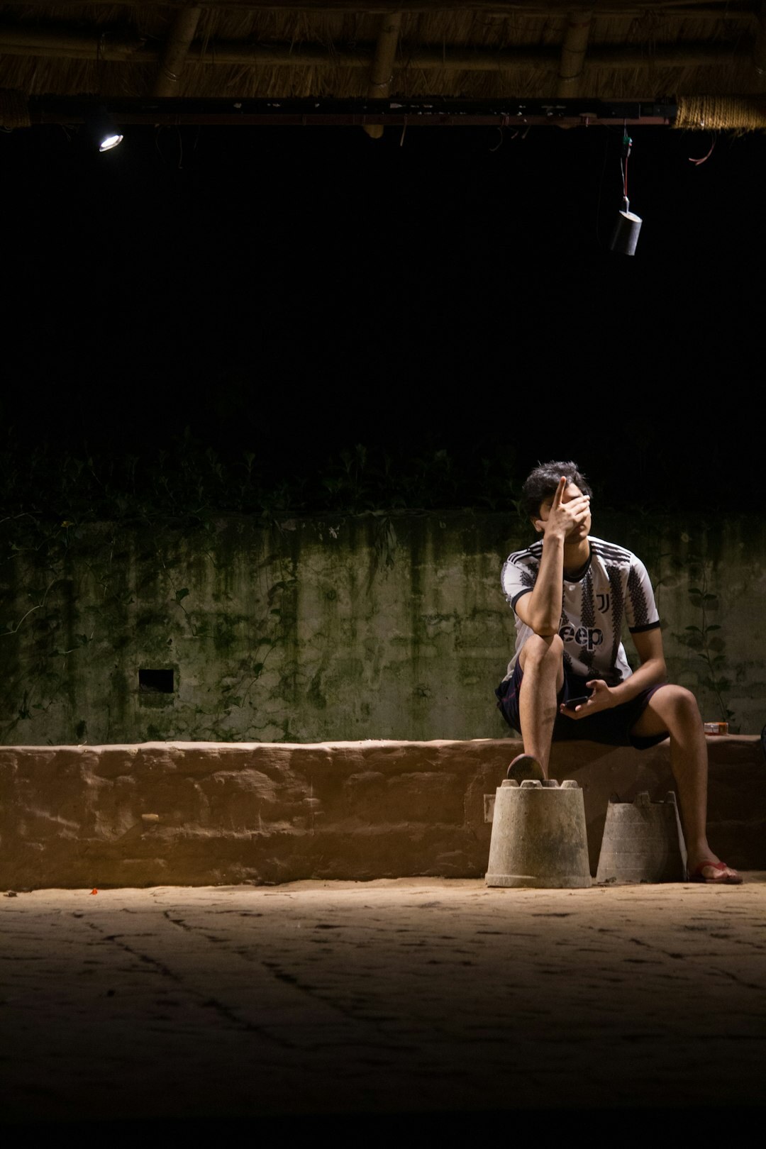 man actor on stage